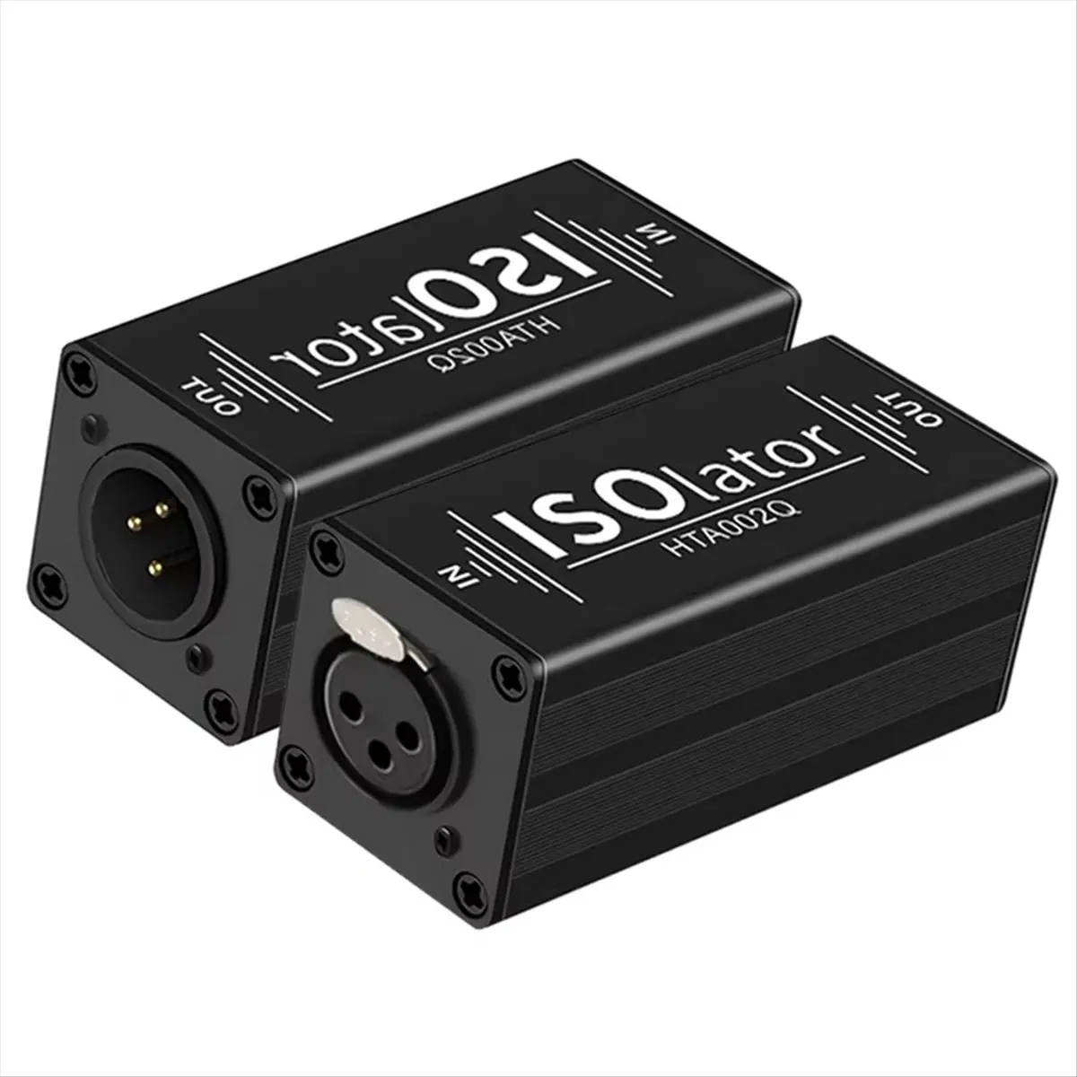 AAAE Audio Isolator XLR Audio Noise Filter Noise Suppressor Isolator Audio Signal Isolator for Eliminator Common Ground