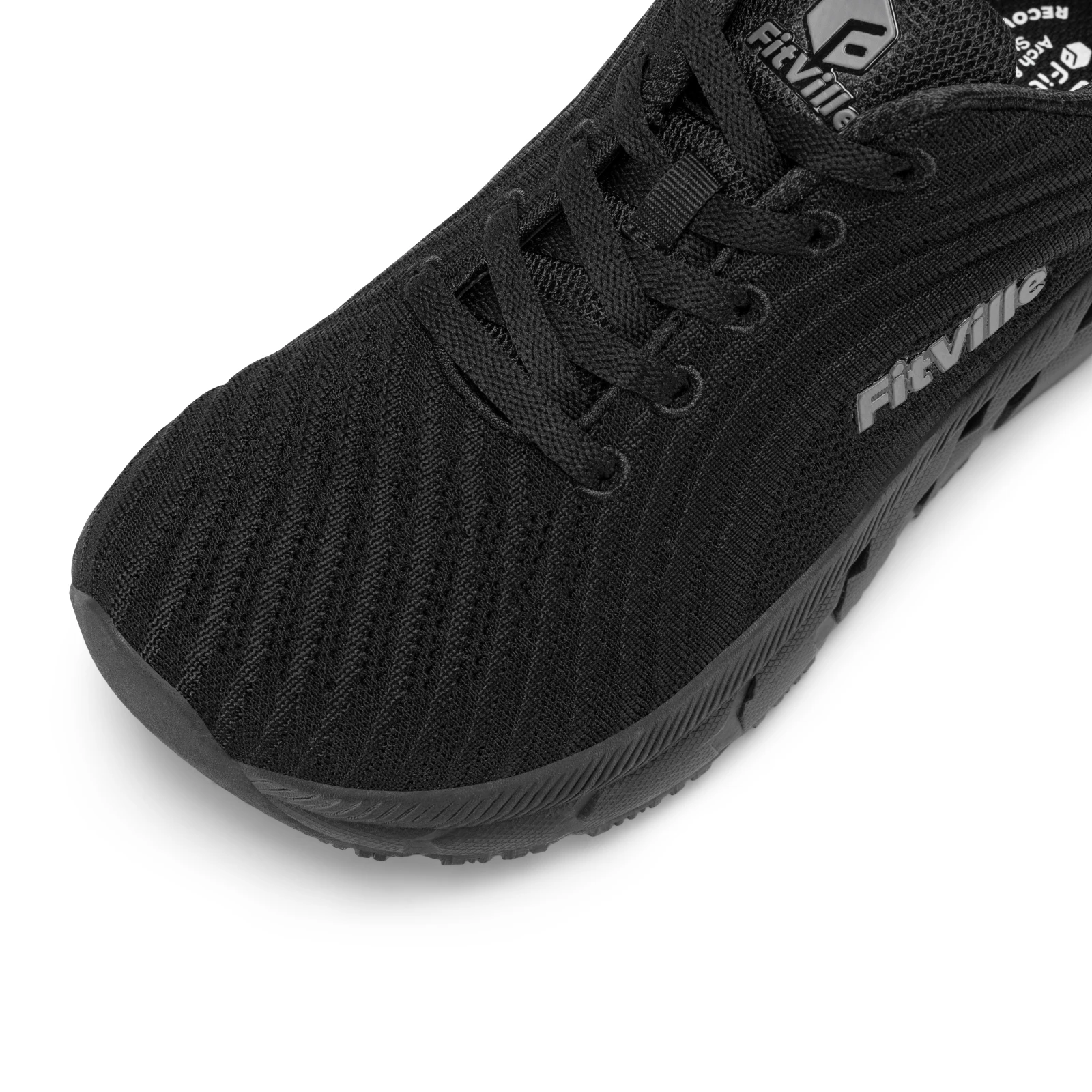 FitVille Box-Schuhe mit breiter Zehenpartie für Herren, gepolstert, gut extra breit, rutschfest, breit, leicht, atmungsaktiv, Laufschuhe – Detail 15