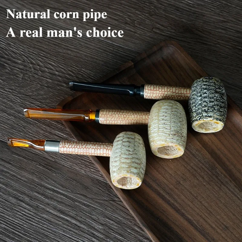 أنبوب الذرة المخصص طرف الفلتر الطبيعي الإبداعي لتقليل مرشح السجائر القطران القابل للإزالة لتنظيف أداة التدخين القابلة لإعادة التدوير