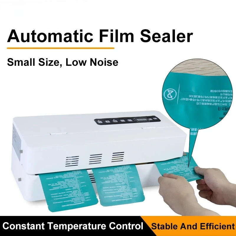 FR-420 China Bag Sealing Machine  Continuous Automatic Bag Film Heat Sealing Machine    for Sealing Plastic Bags and Pouch