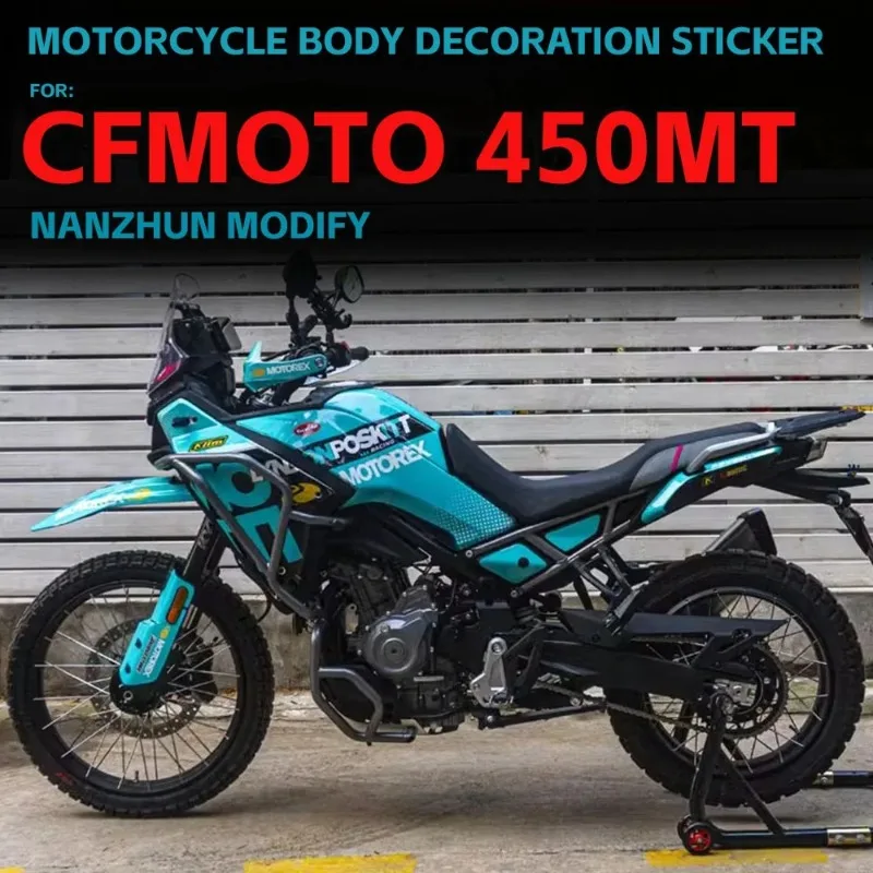 

Для CFMOTO 450MT 450 MT IBEX 450 MT450 MT 450 2024 2025 Наклейка для мотоцикла Графический комплект Наклейки Наклейки 450MT CF MOTO Аксессуары