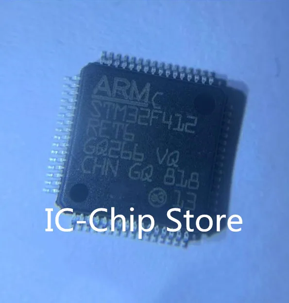 1PCS ~ 10 PÇS/LOTE STM32F412RET6 LQFP64 original Novo