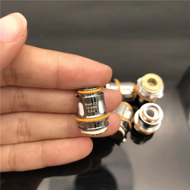 5pcs/lot Zeus Sub Ohm Coil Mesh Coil Replacement Atomizer Coil Heads Z1 Z2 0.4ohm 0.2ohm For E Cigarette Zeus Sub Ohm Tank coil