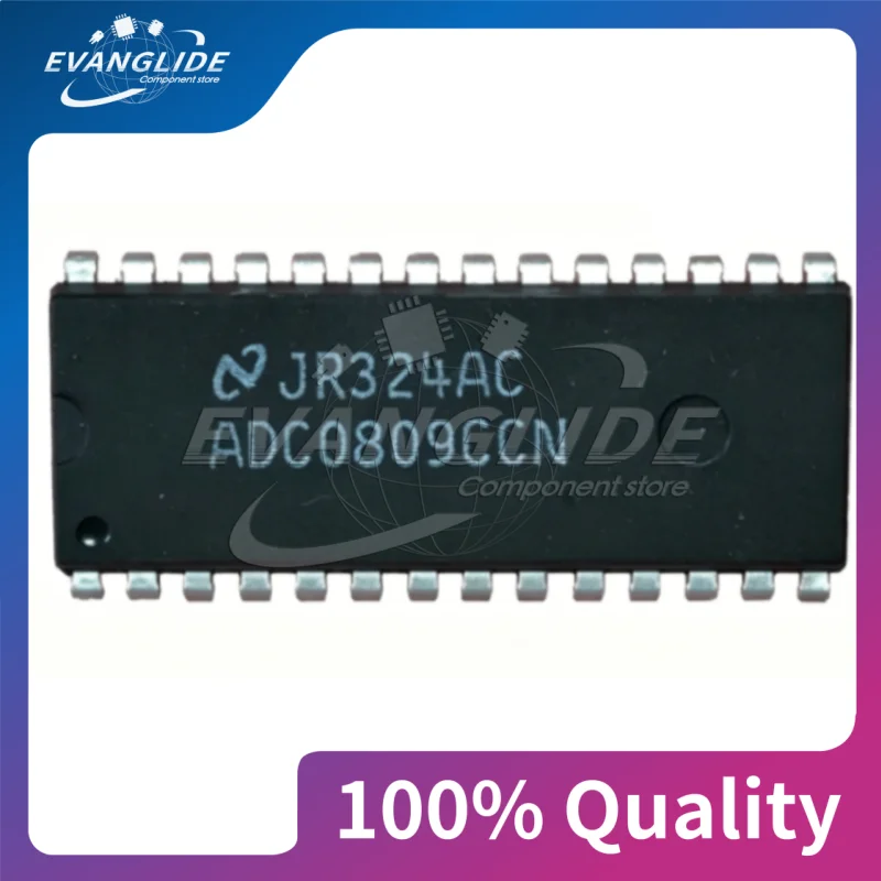 5 PCS/LOT ADC0809CCN ADC0809 ADC0809CCN DIP-28 8-bit Analog-to-Digital Converter
