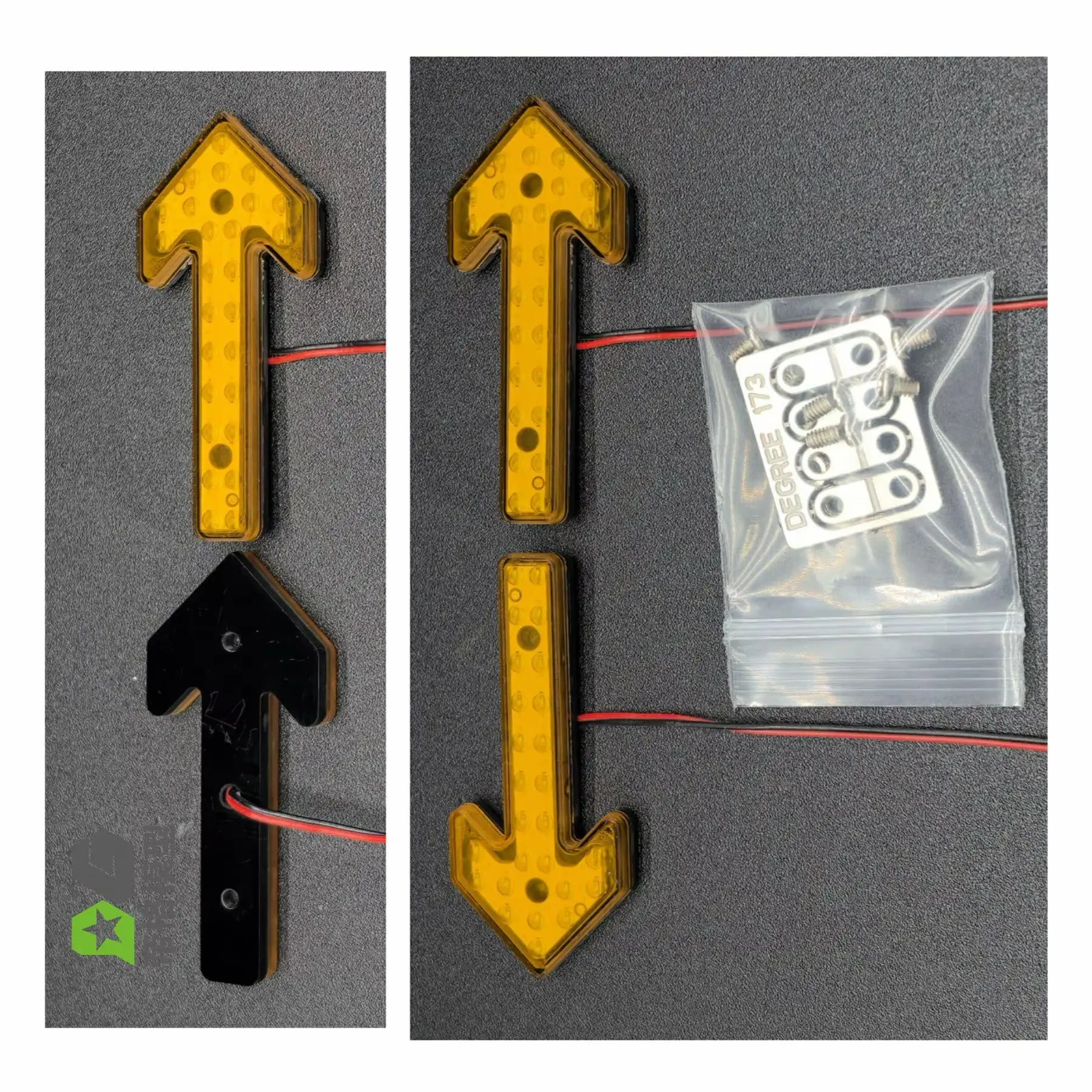 Luces Intermitentes para Camión RC Tamiya 1/14, Remolque, Camión Volquete, para Scania 770S R470 R620 Mercedes-Benz Actros Volvo, Piezas de Repuesto para Autos RC