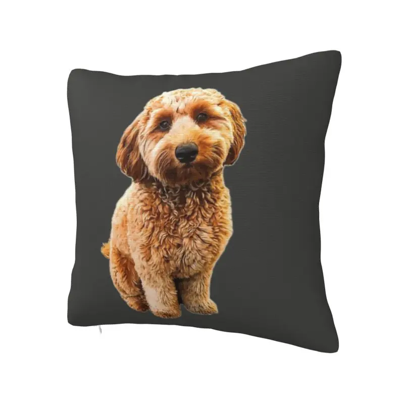 Luxury Puppy Dog Poodle Cushion Cover 45x45cm Soft Pet Animal Pillow Case for Sofa Square Pillowcase Bedroom Decoration