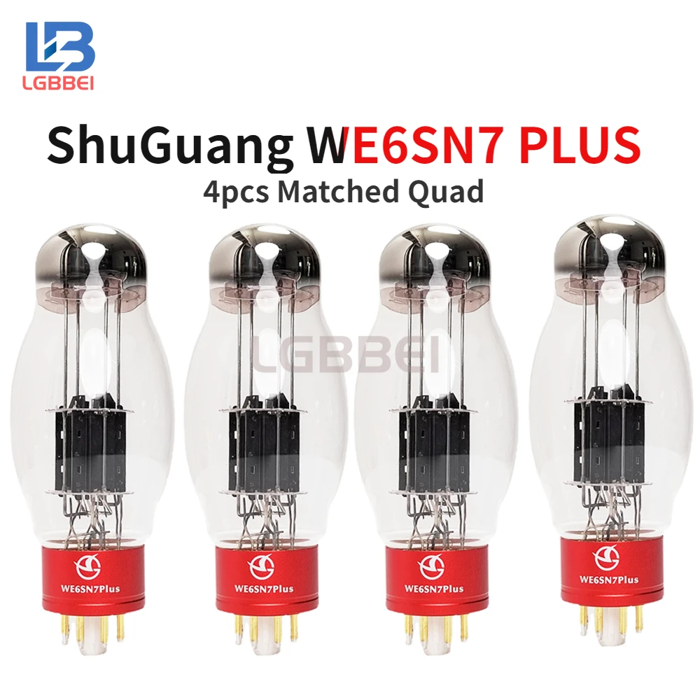 

ShuGuang 2024 WE6SN7 PLUS 6SN7 Vacuum Tube Precision Matching Valve Replaces CV181 6H8C 6N8P 6SN7 Electron Tubes For Amplifier