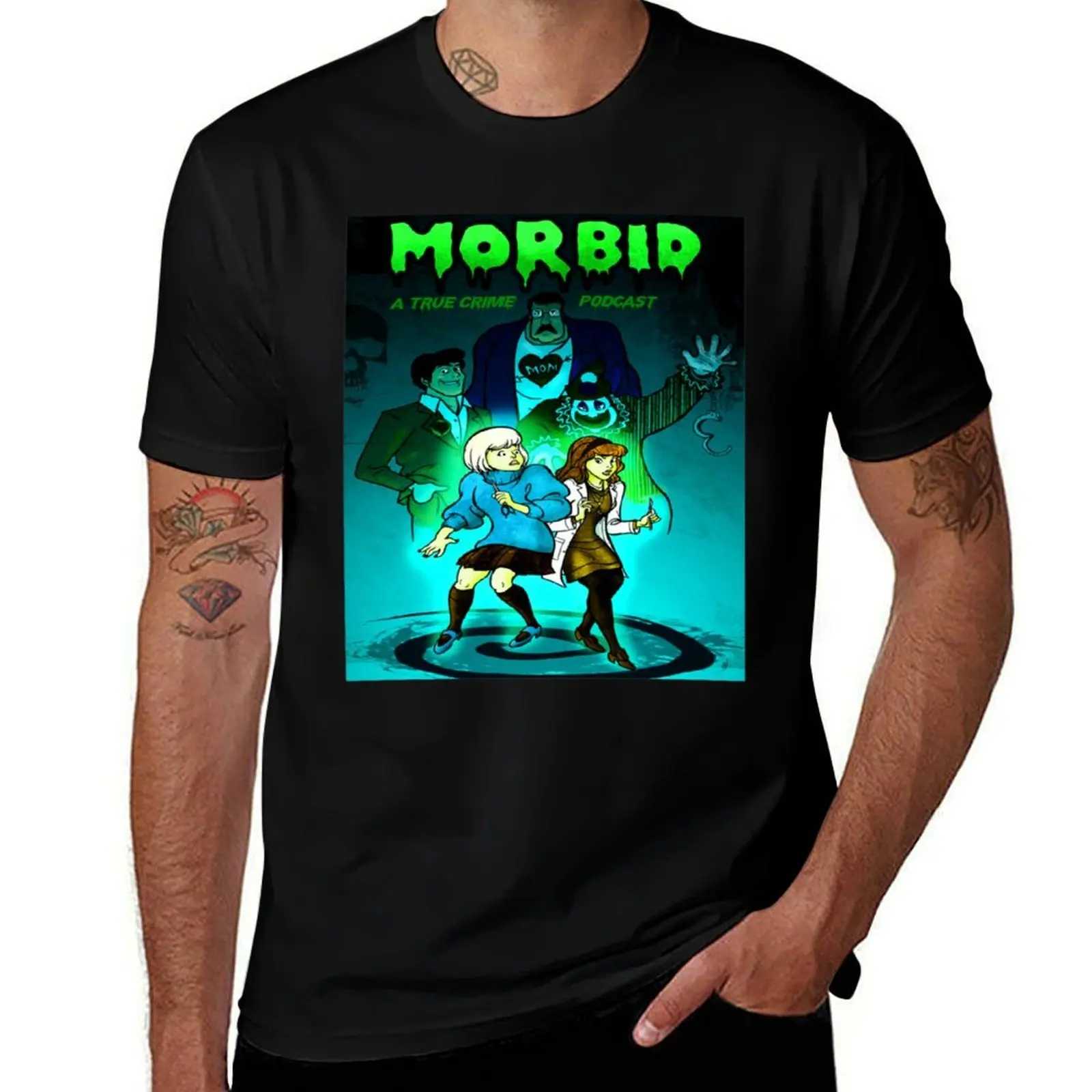 

morbid podcast T-Shirt Sports Casual Short Sleeve Cotton Tee