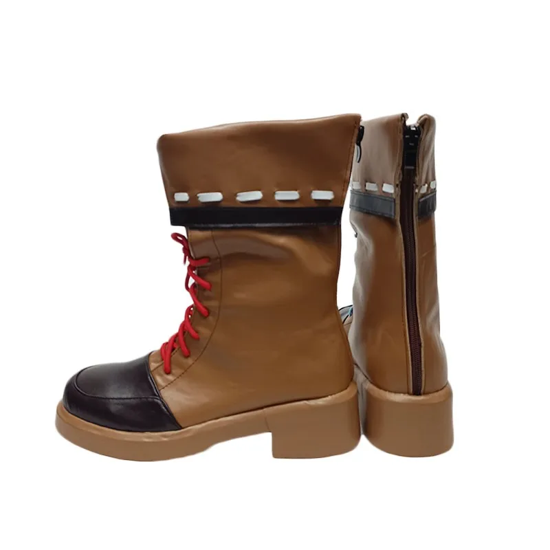 소녀 FNC 코스프레 신발, 할로윈 카니발 부츠, 코스프레 소품, PU 가죽 신발, 맞춤 제작