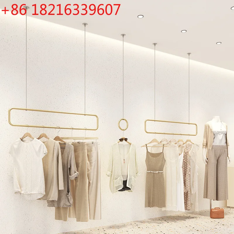 

Hanging boom upper wall hanger multi-functional clothing shelf women's clothing hanging clothes rack