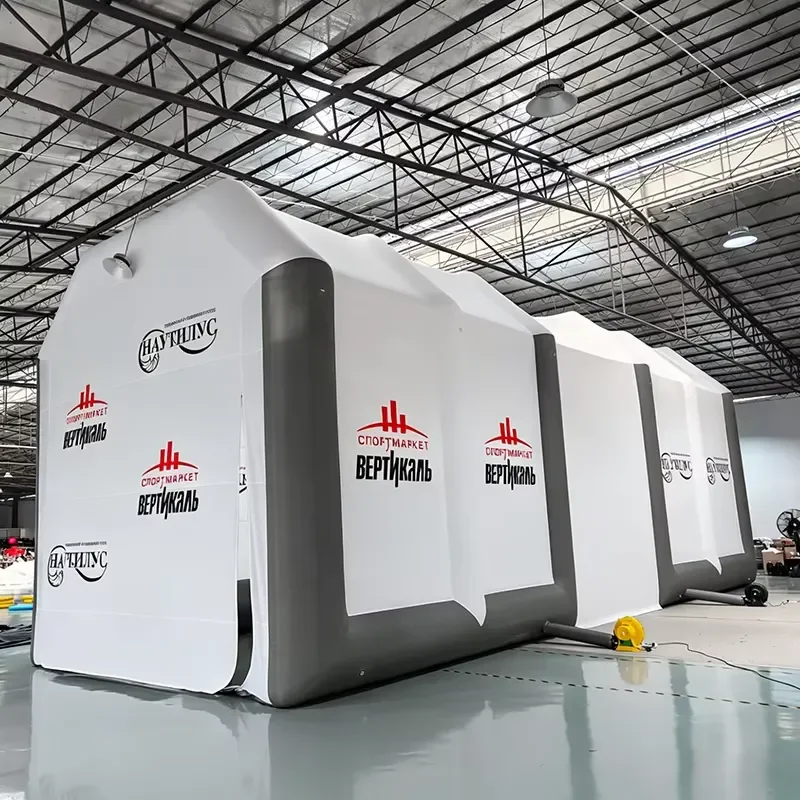 Outdoor Durable Inflatable Rectangular Tent Customized Design Logo Promotion Advertising Inflatable Tent for Trade Show
