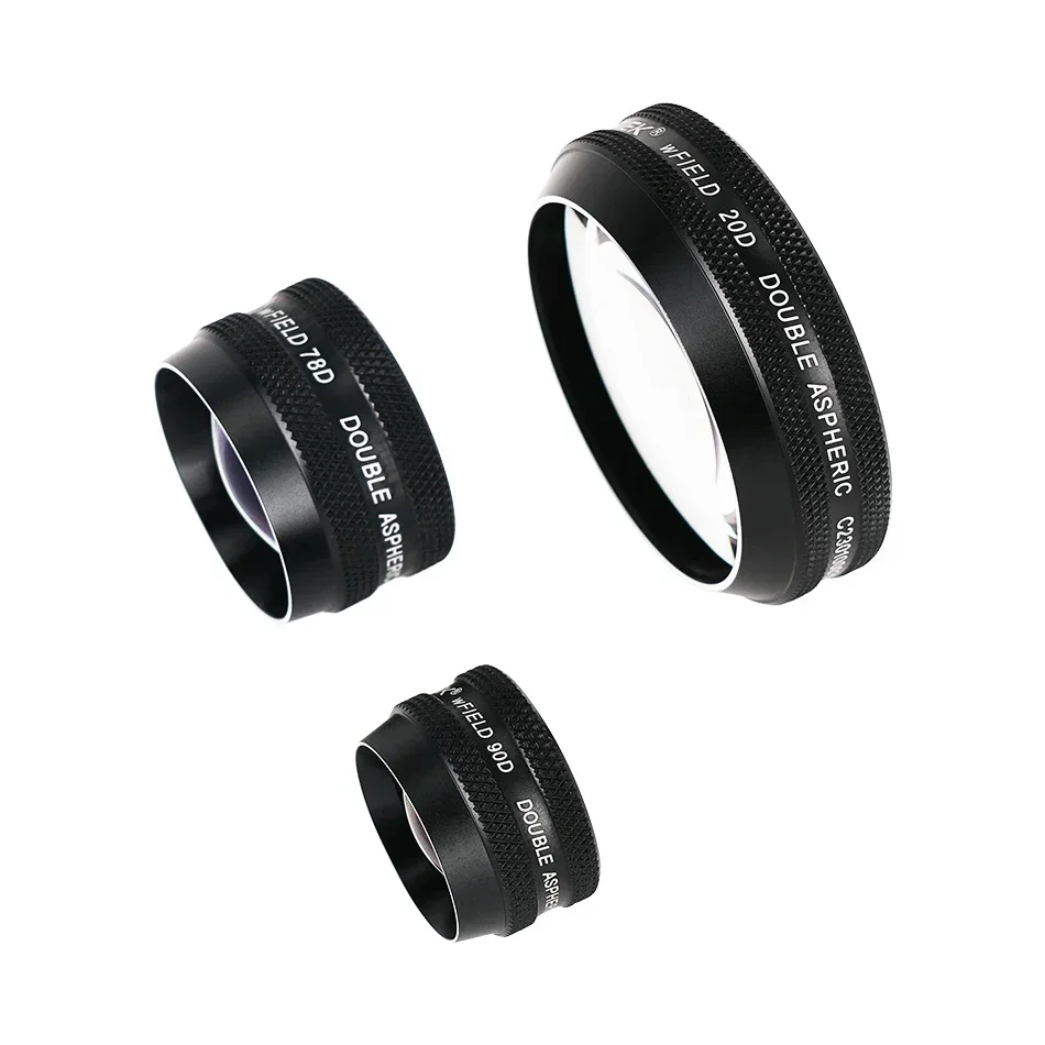 AIST Optical Instrument Lens 90D for Slit Lamp Examination Fundus Aspheric Retinal Lens Ophthalmic Diagnostic