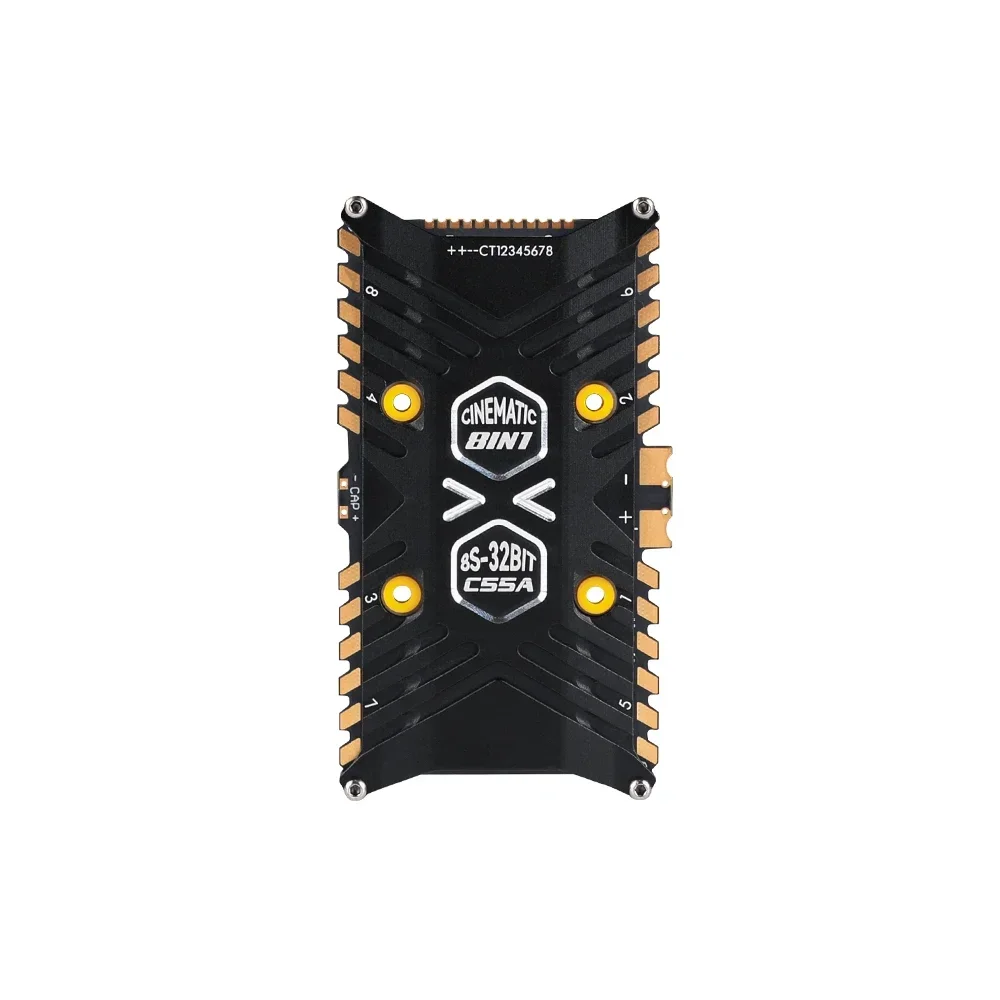 T-MOTOR HOBBY T-HOBBY CINE55A 8S 8IN1 32BIT Electronic Speed Controller 3-8S ESC Fit F7 PRO Flight Control For RC FPV Dron