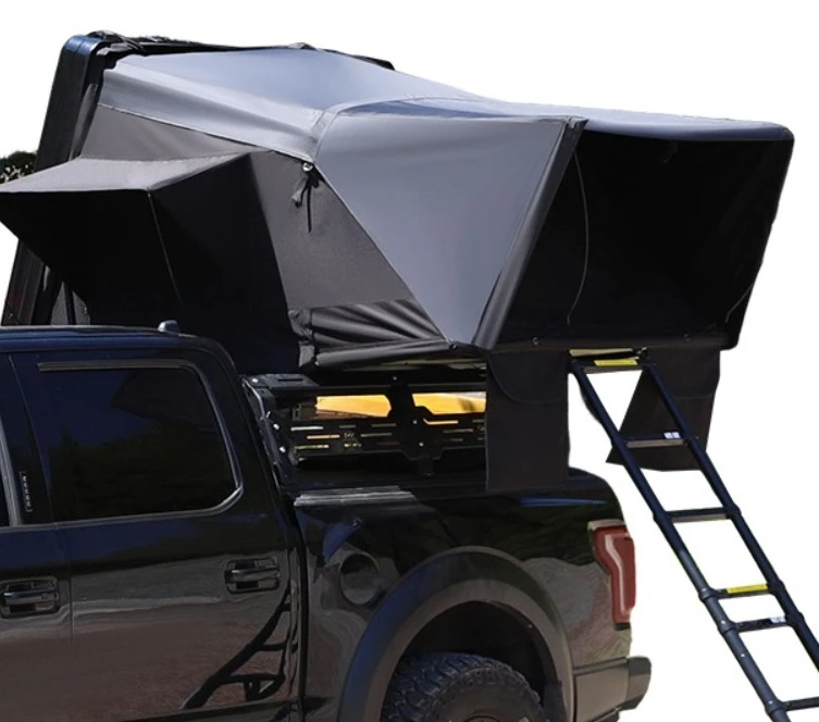 Roof tent hard shell outdoor self-driving tour camping folding rollover automatic quick-driving roof tent