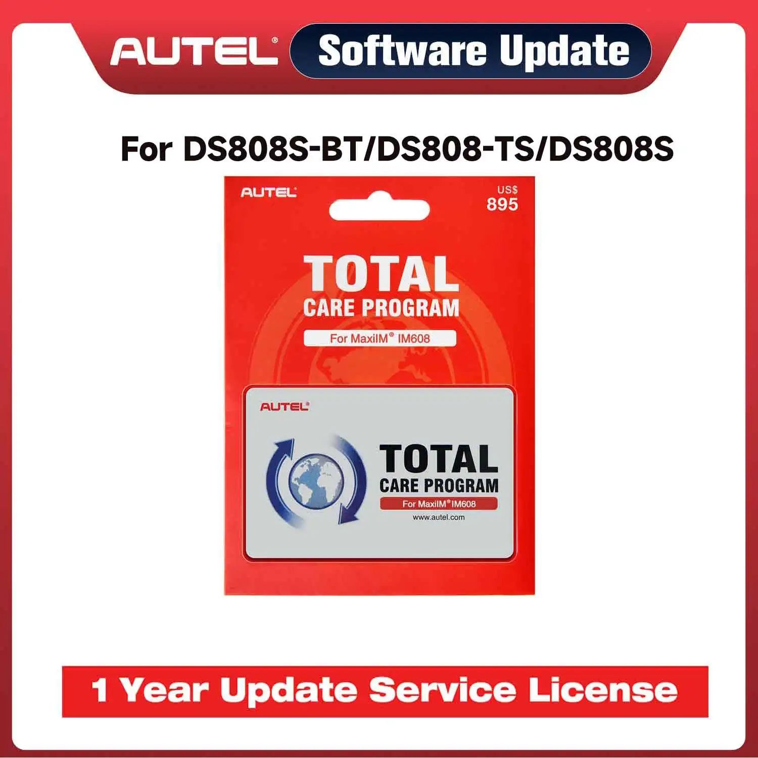 Autel Software Update Service 1 Year For DS808 online update