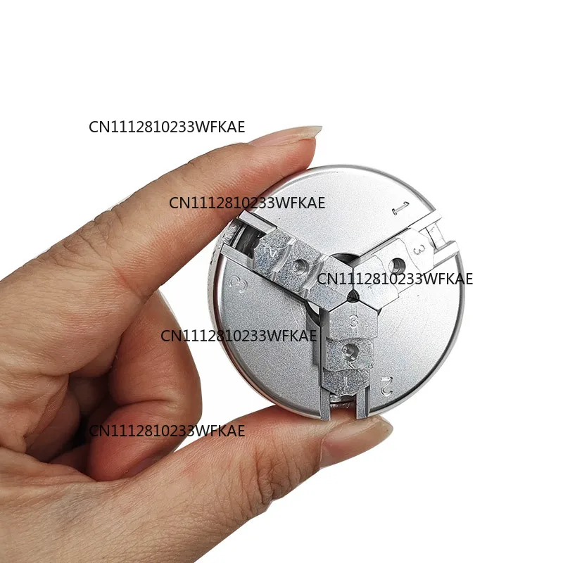 K11-48 48mm Mini 3 Jaw Self-Centering Chuck for Lathe Drill Bench Grinder Woodworking Turning