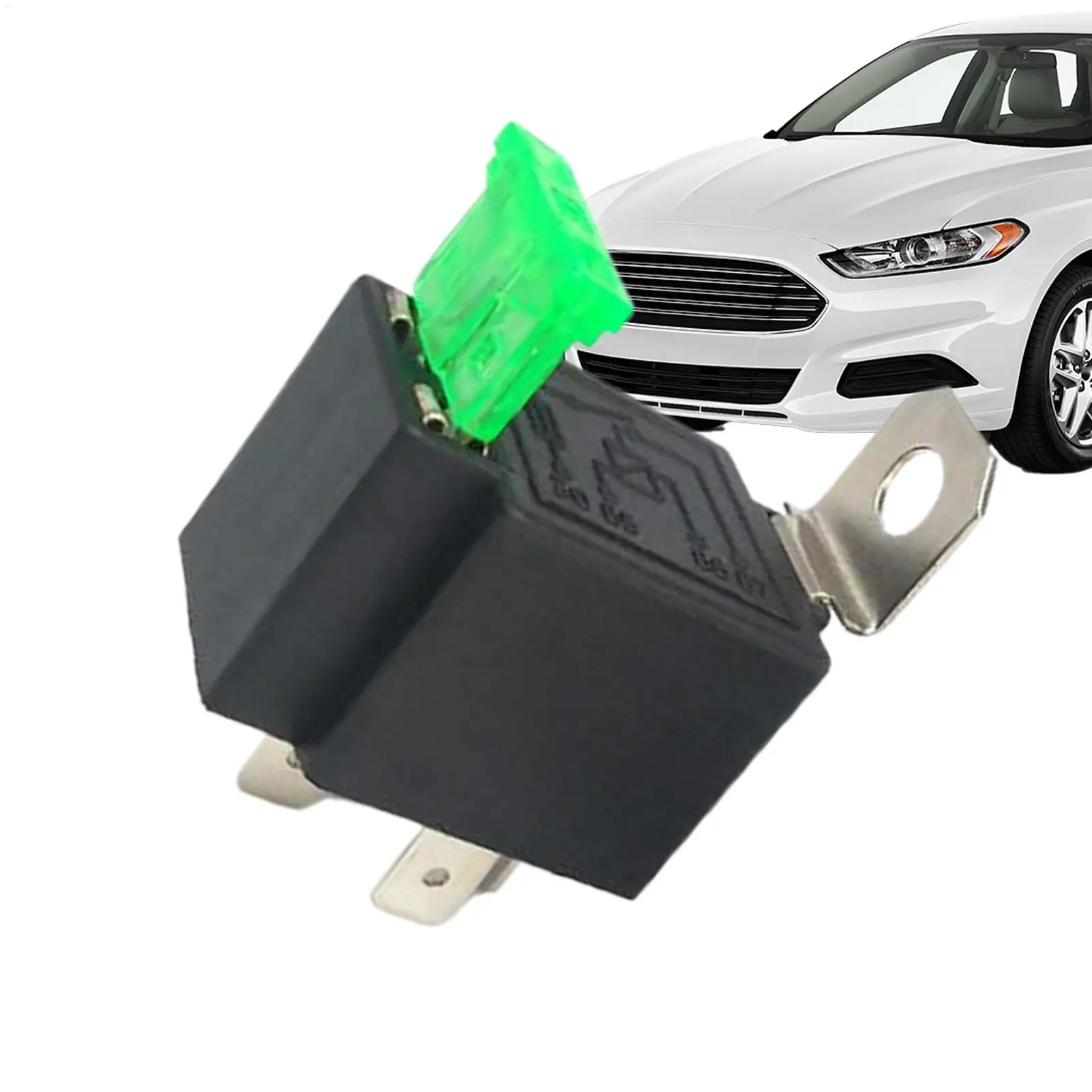 Automotive Relay Holder Tester 12v/24v Waterproof 4pin 30a Waterproof Conversion Start Dc Relay for Truck Van Motorcycle