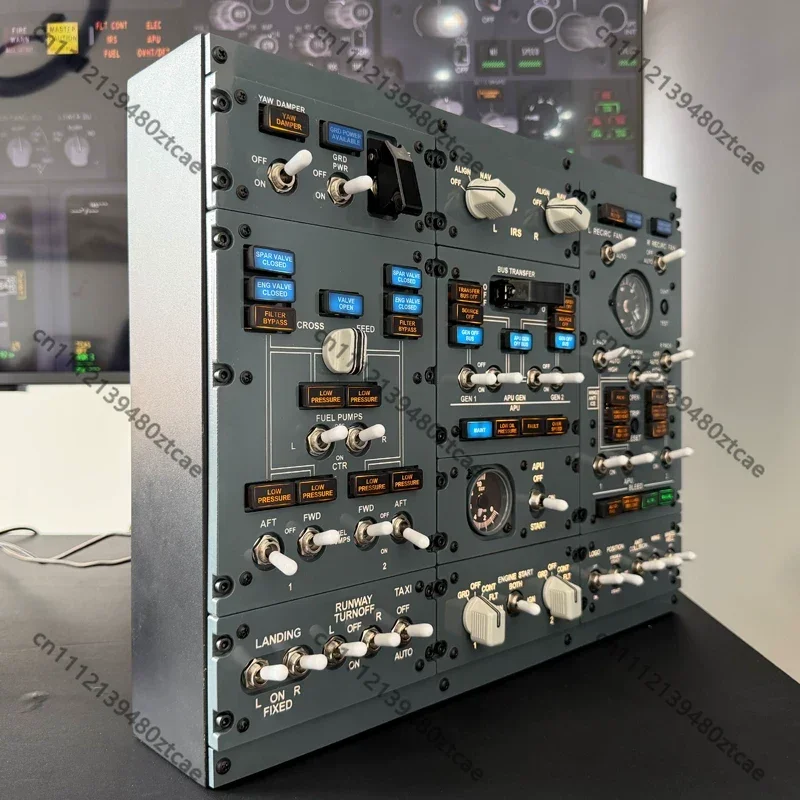Aviation Simulator Cockpit Overhead Panel Desktop Flight Simulation Control Module Professional Training Hardware For PC