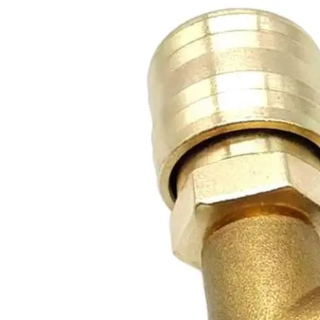 1/4 German Style Pneumatic Tee Connector Nickel Plated Iron Quick Coupling For Air Compressor Hose Fittings Three Way Tool