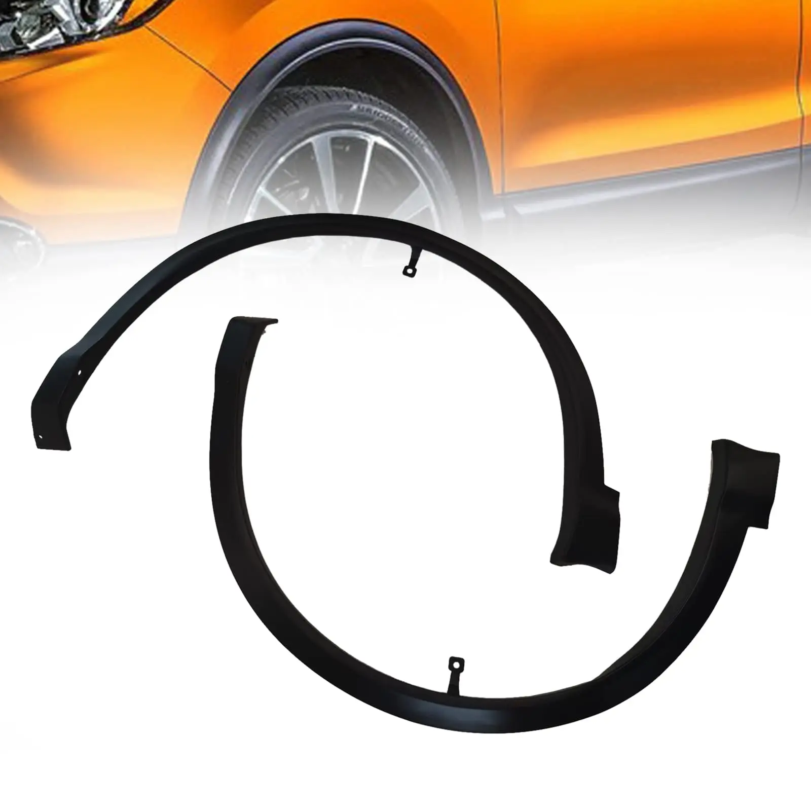 

Front Wheel Fender Flares for Nissan Rogue Sport 2017-2021 Left & Right Side Wheel Arch Molding Trims 2Pcs Fender Trim Set 63810