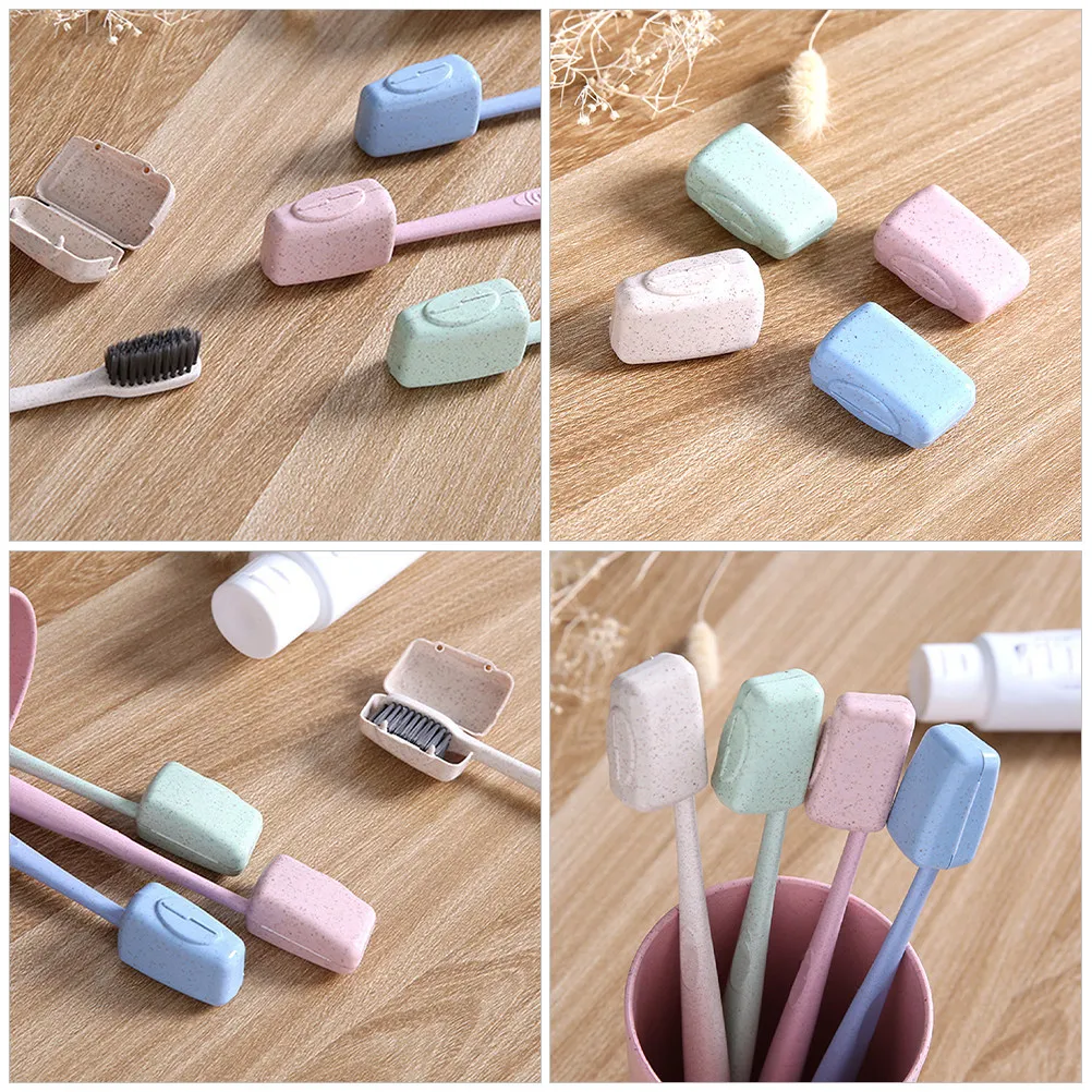 

8Pcs Universal Toothbrush Covers Travel Toothbrush Caps for Brush Heads Compact Dustproof Protective to Clean Sturdy