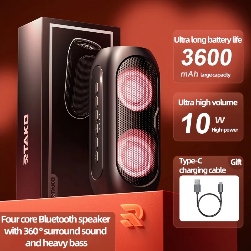 360 graus de som surround sem fio bluetooth caixa de som casa alta qualidade som super baixo carro ao ar livre pequeno subwoofer alto-falante
