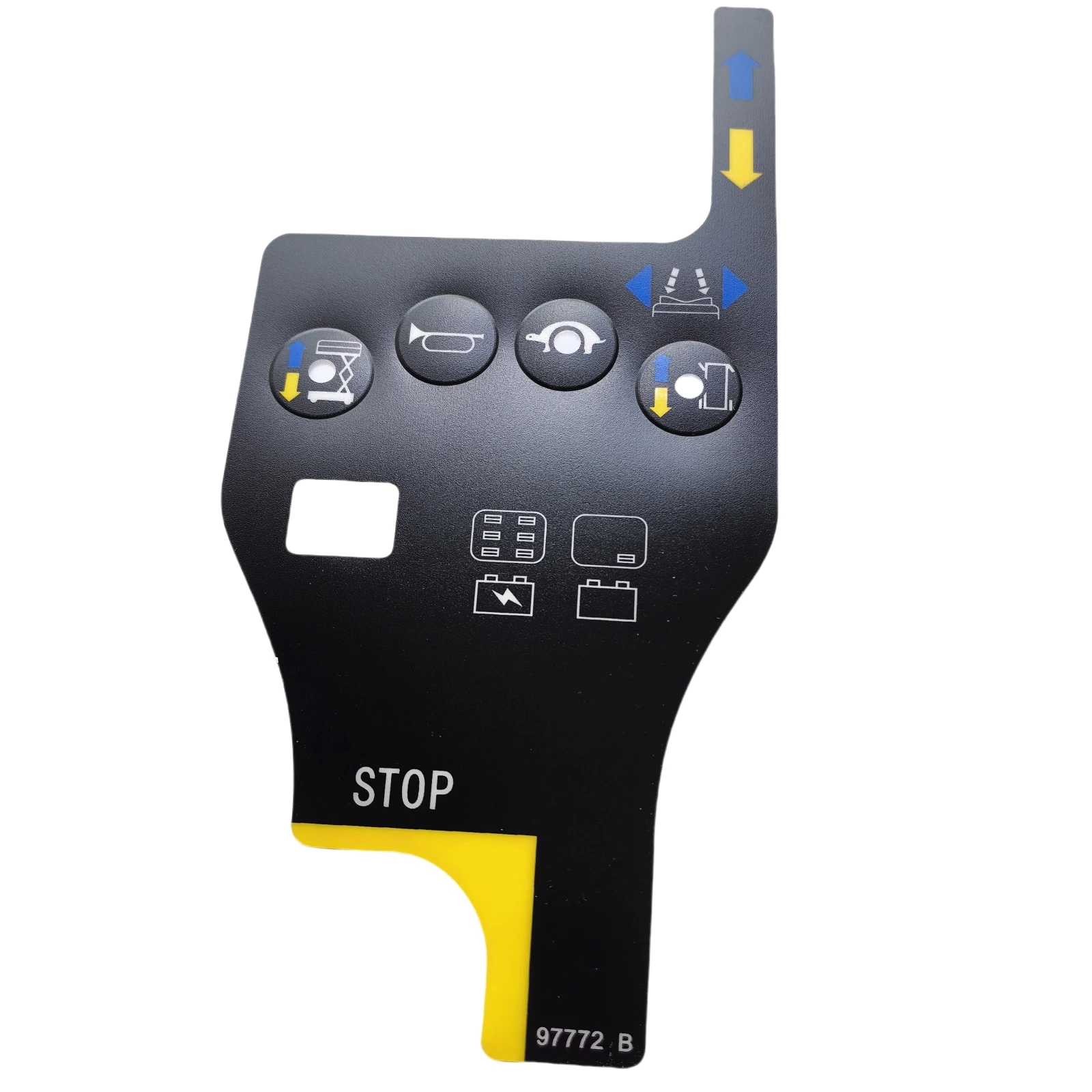 SKYJOINTS Control Box Overlay Decal 97772 97772GT 97772 B Genie Parts Decal for Genie Scissor Lift GR-12 GR-15 GR-20 GS-1530 GS-