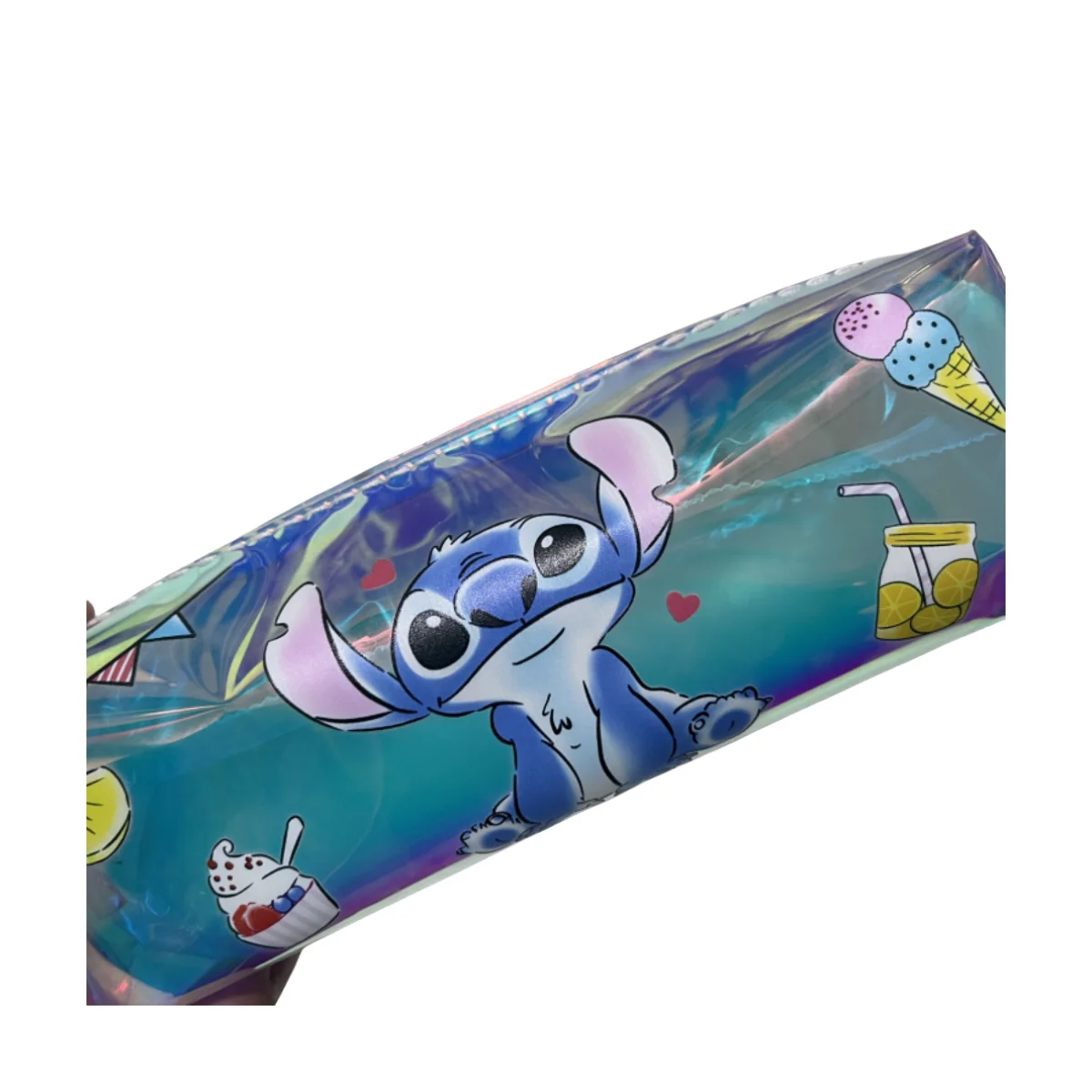 Cute Lilo Stitch Pencil Case Storage Bag No Interlayer Transparent Water Proof Pencil Case Study Cartoon Gift