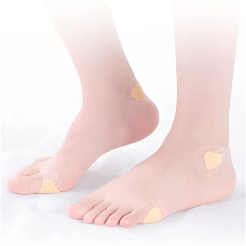 Gel Heel Protector Foot Patches, Adhesive Blister Pads, Heel Liner Shoes Adesivos, Pain Relief Plaster, Foot Care Cushion Grip, 10Pcs