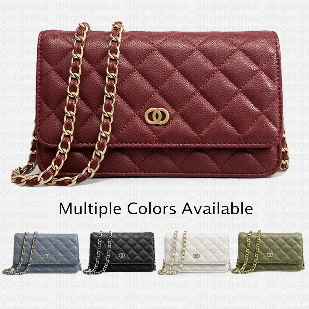 

Classic Quilted Shoulder Bag Gold Silver Chain Women Messenger Bags Lambskin Leather Crossbody Pursess Available Fashion Handbag