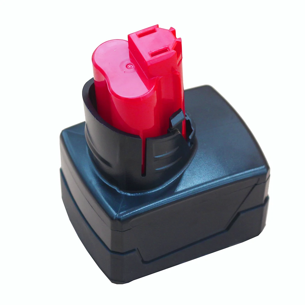 9*18650 para batería M12 caja de plástico placa de circuito PCB para Milwaukee 12V 10,8 V 48-11-2411 caja de batería carcasa capacidad DIY