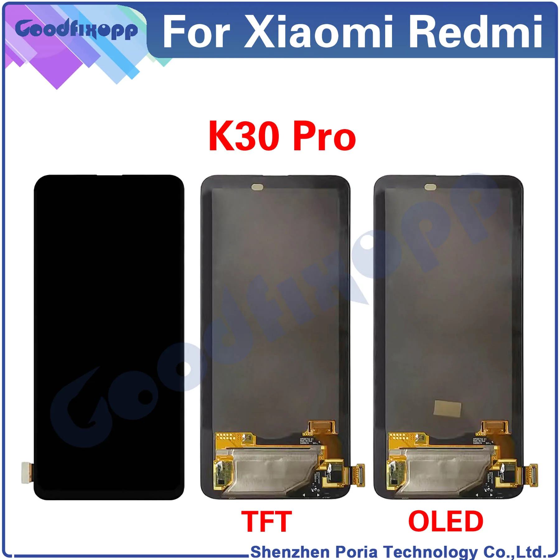 For Xiaomi Redmi K30 Pro LCD Display Touch Screen Digitizer Assembly For K30Pro Repair Parts Replacement