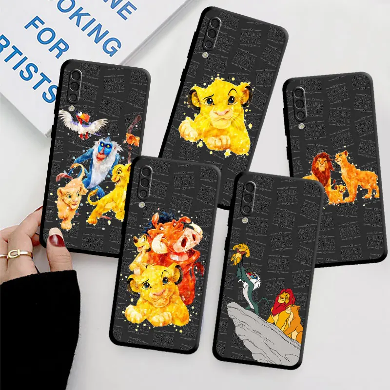 Disney Lion King Cute Case For Samsung Galaxy Note 20 Ultra 10 Plus 9 8 A50 A70 A30 A20 A05 A04 A03 A10 A02e A91 Phone Cover