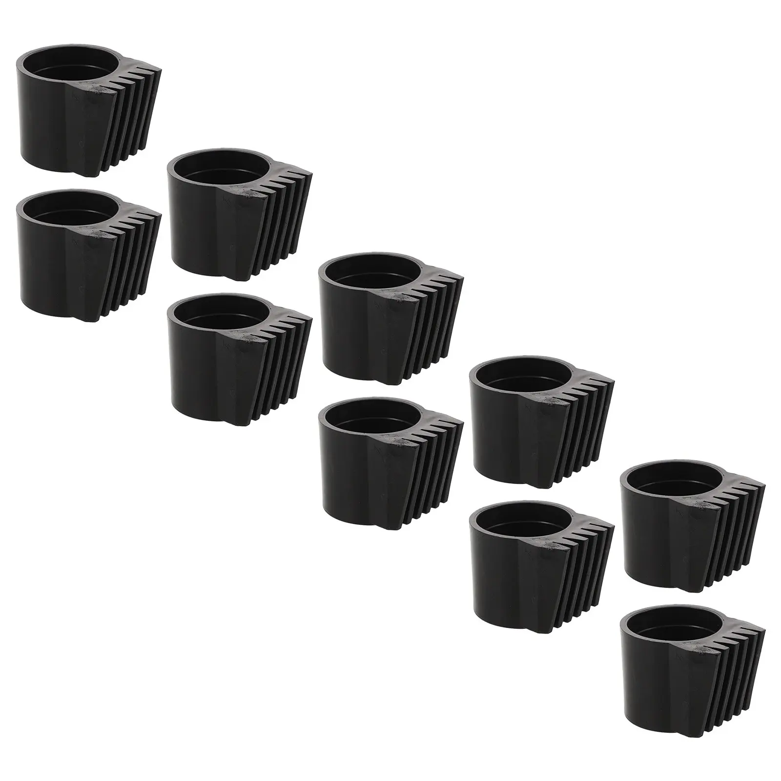 10Pcs Hammock Chair Foot Caps Black Plastic Fits 38Mm Round Tubing Outdoor Patio Hanging Egg Chair Replacement Parts