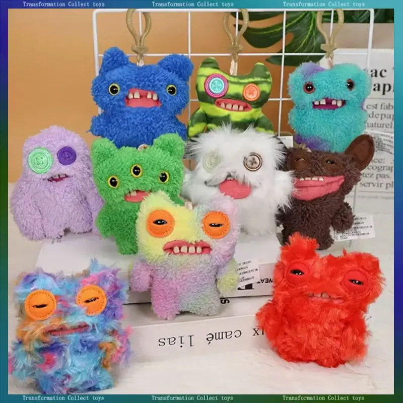 

In Stock Funny Ugly Monster Plush Dolls Fuggler Plush Toys Crazy Rabbit Cute Monster Cartoon Anime Figure Doll Pendent Ornament