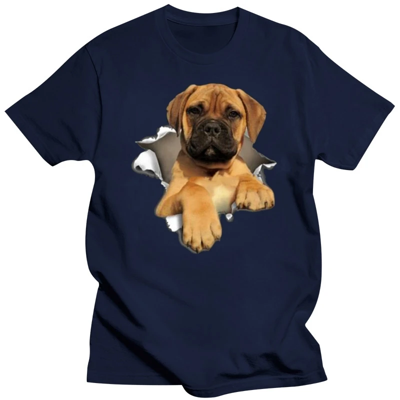 fashion black tshirts male tshirt Men T Shirt Bullmastiff Torn T Shirt Women T-Shirt black t shirt men casual tees