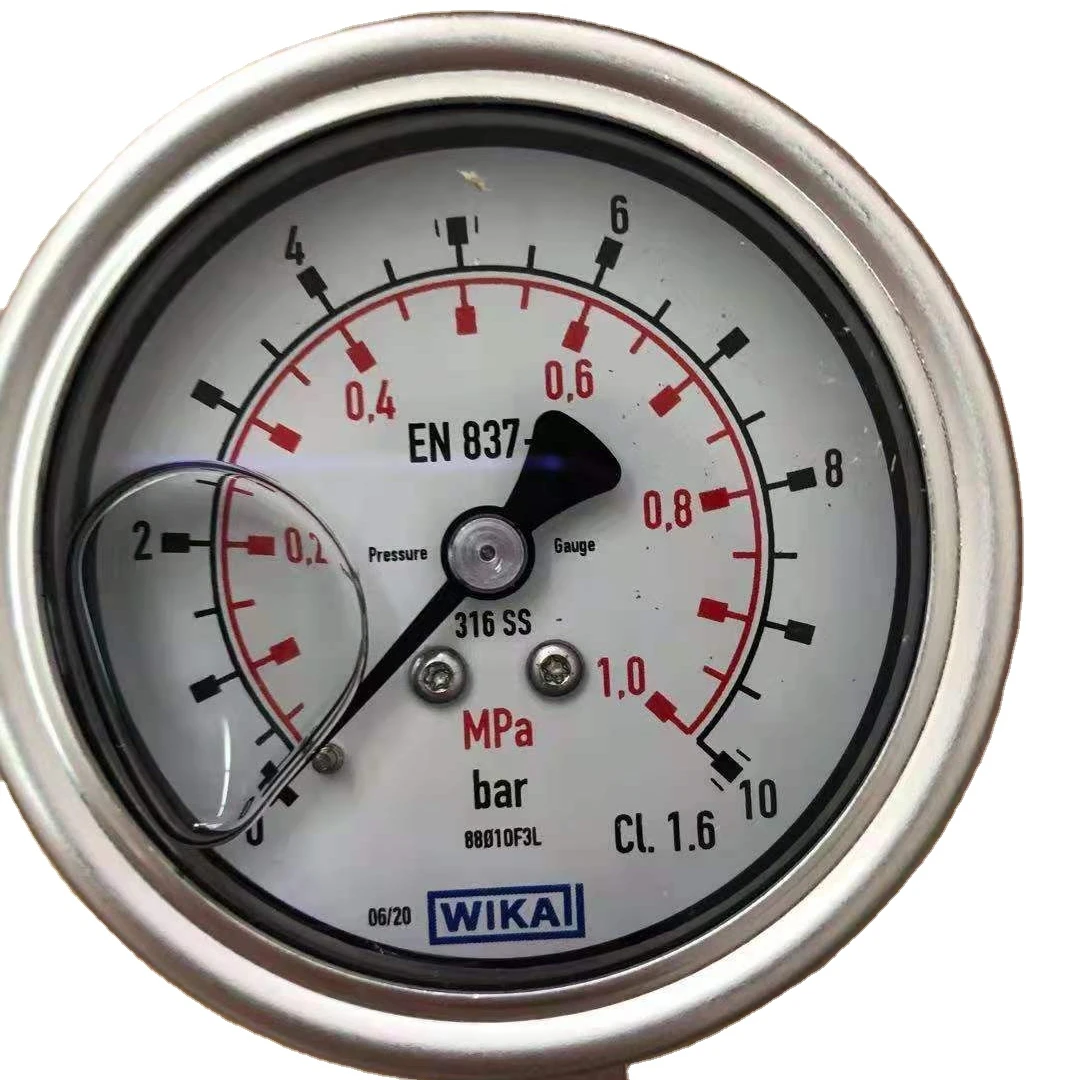 【Producto Premium en Oferta】Manómetro de Tubo Bourdon, Acero Inoxidable para la Industria de Procesos, Versión de Seguridad, NS 63, 100 y 160