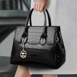 2024 Fashion Trend Women's Shoulder Bag High Quality Lacquer Leather Women Handbag Luxury Designer Female Crossbody Bags Wallet
