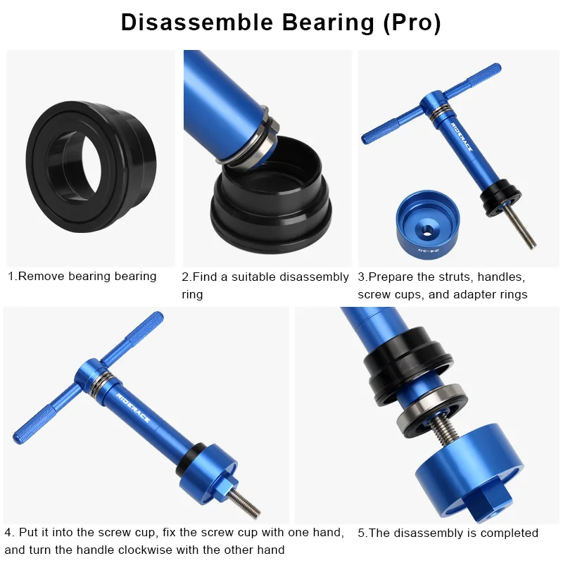 Bicycle Bottom Bracket Bearing Remove Install Tool For MTB Road Bike BB Press Fit 24mm 30mm BB86 BB30 BB92 PF30 Repair Kit