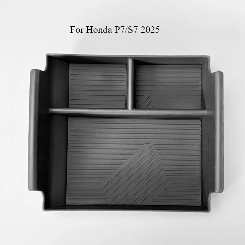 

Органайзер для центральной консоли Honda P7/S7 2025 — ящик для хранения в подлокотнике с многослойным дизайном, аксессуары для салона автомобиля