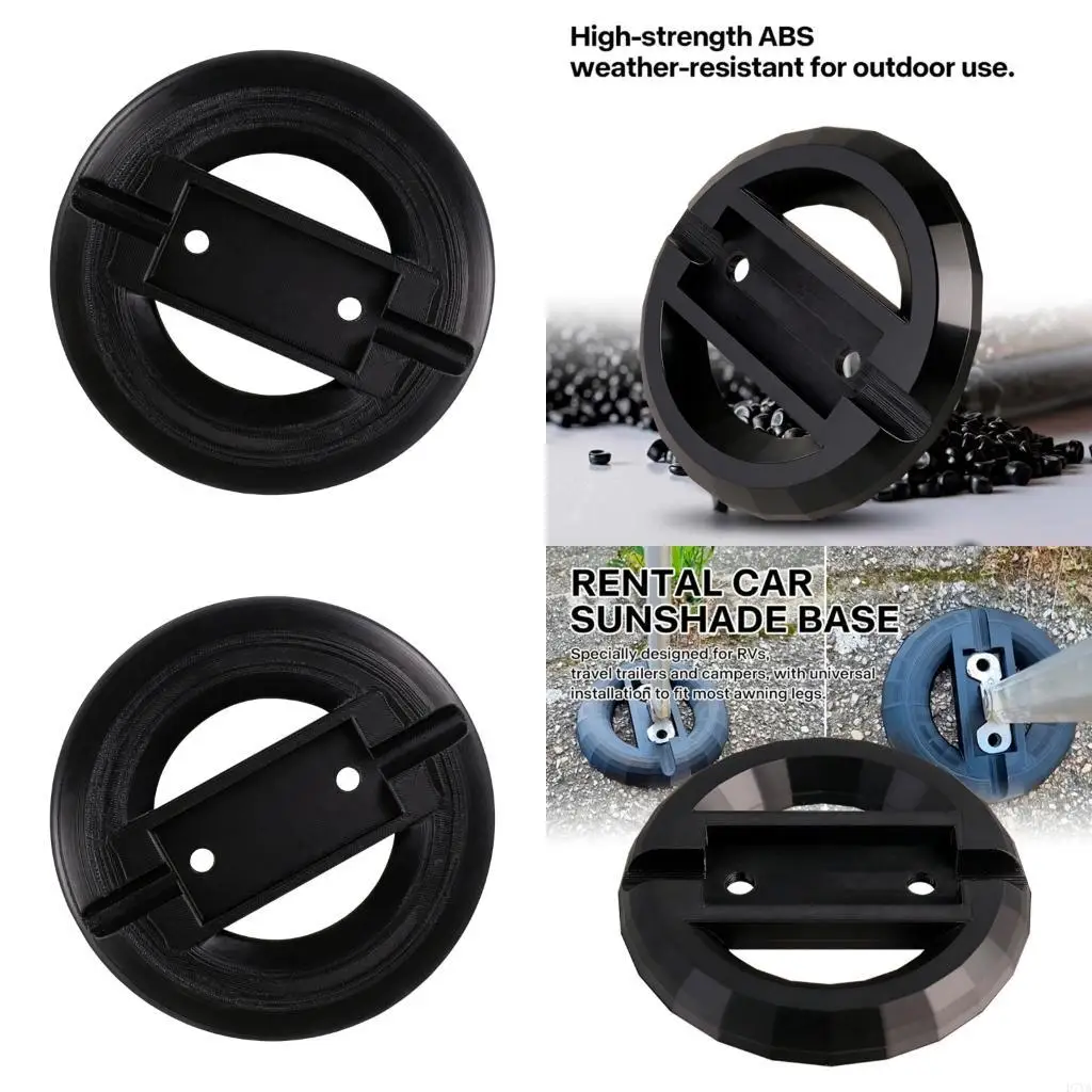 

Universal Awning Leg Support Pad ABS Plastic Anti Slip Camping Gear for Car D7YA