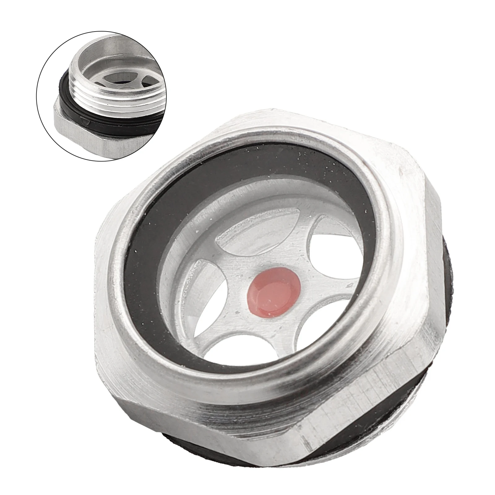 Precise Oil Level Monitoring With Aluminum M27*1 5 Oil Gauge For Air Compressors And Industrial Equipment