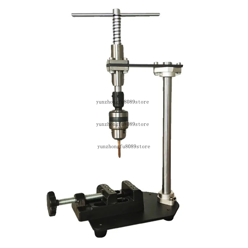 Manual Vertical Tapping Machine Tapping Small Handheld Adjustable Tap Wrench Desktop Wrench Extended Ratchet Rocking Probe Arm