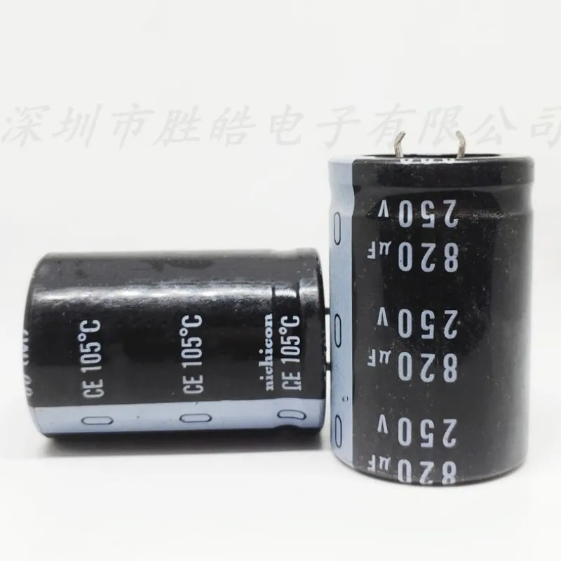 

（10PCS） 250V820UF Volume：30x35mm 250V820UF Electrolytic Capacitors High Quality