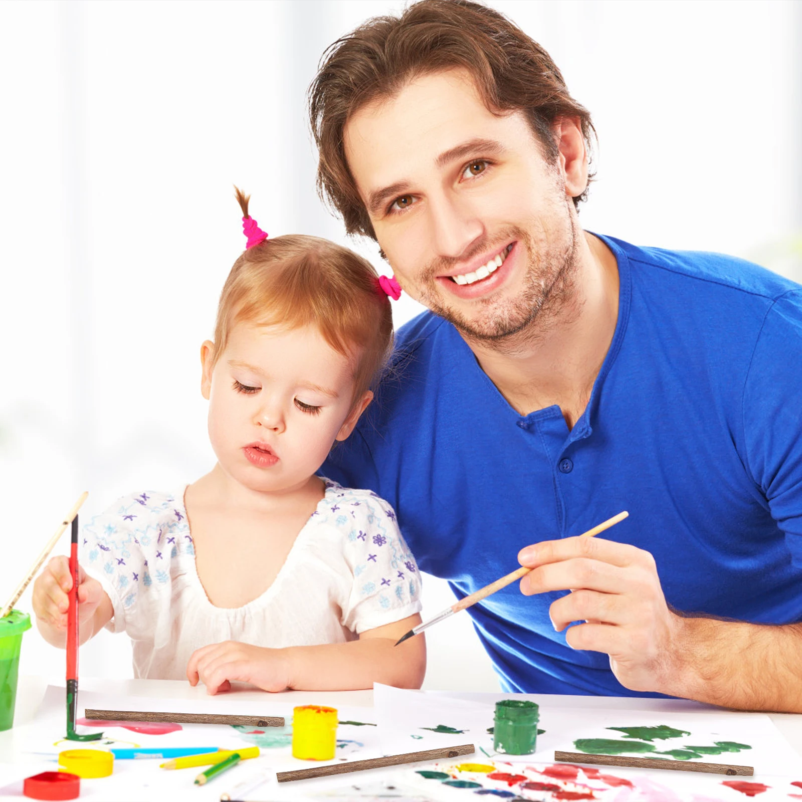 

Палочки чайного дерева для поделок из натурального дерева, кусочки бревна, мини-палочки для рукоделия для скрапбукинга, домашний декор, украшение для аквариума