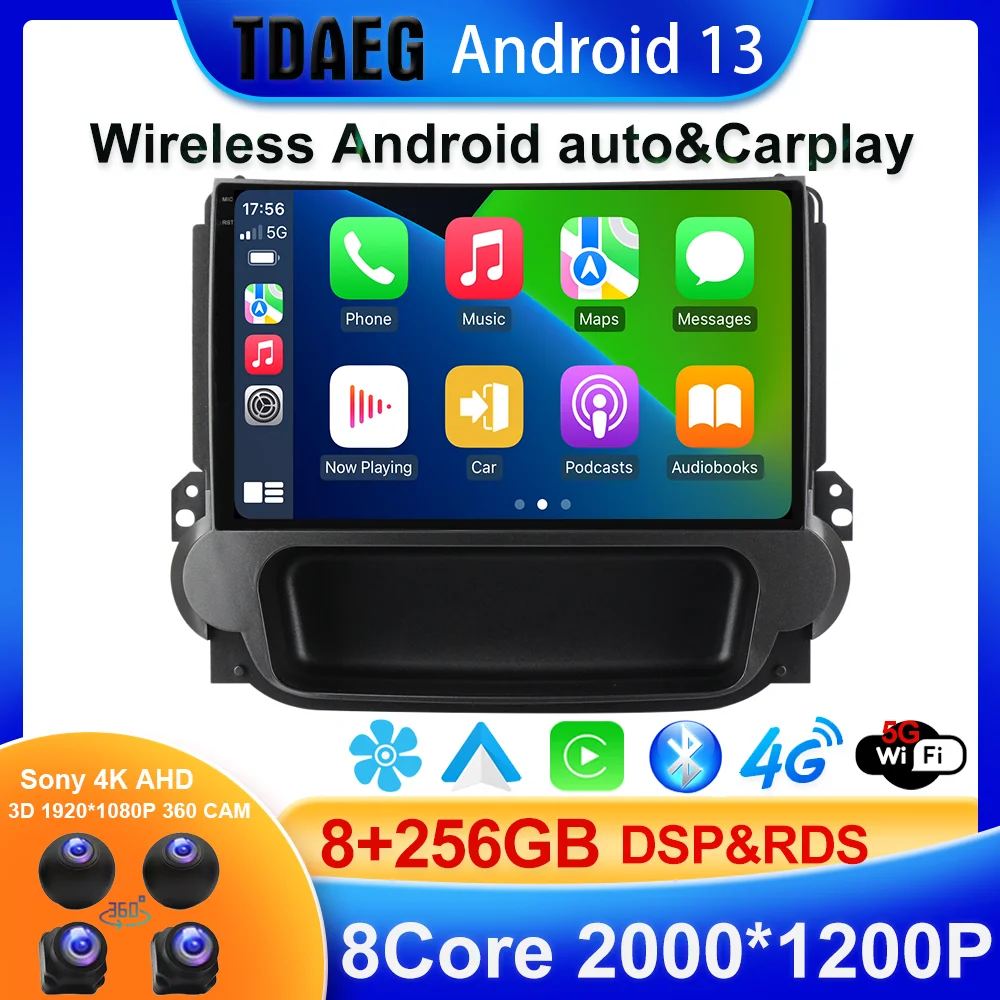 

256G 8Core Android 13 8 Core Car Radio Multimedia Player For Chevrolet Malibu 2012 2013 2014 2015 GPS Navigation Stereo DSP 256G