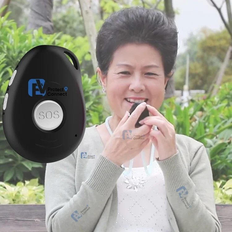 Sistem Alarm Keamanan Darurat Rumah Lansia Eview Wireless 4G VOLTE Baru Dengan Tombol Panik Dan Pelacakan GPS Tanpa Batas Jarak