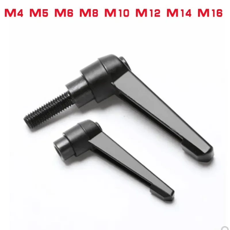 

1PC M4 M5 M6 M8 M10 M12 M16 Clamping Lever Machinery Adjustable Handle Locking External Male Thread Knob