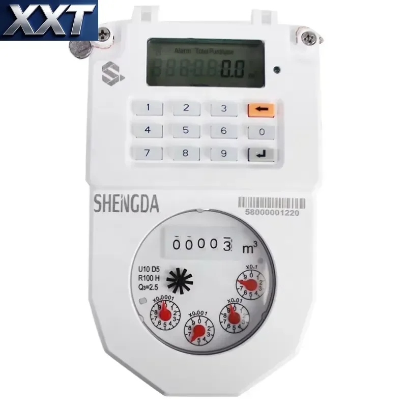 XXT Smart Brass IP68 OEM Prepaid Token Water Prepayment Meter Keypad Clu with Token Vending App