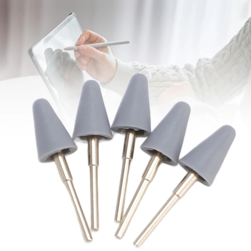 

Сменные наконечники для ручек (5 шт.) для Andana Penoval USI 2.0 USI702 MPEN4.0 MPP702 KOBO Stylus 2, серые, тонкие, жесткие наконечники